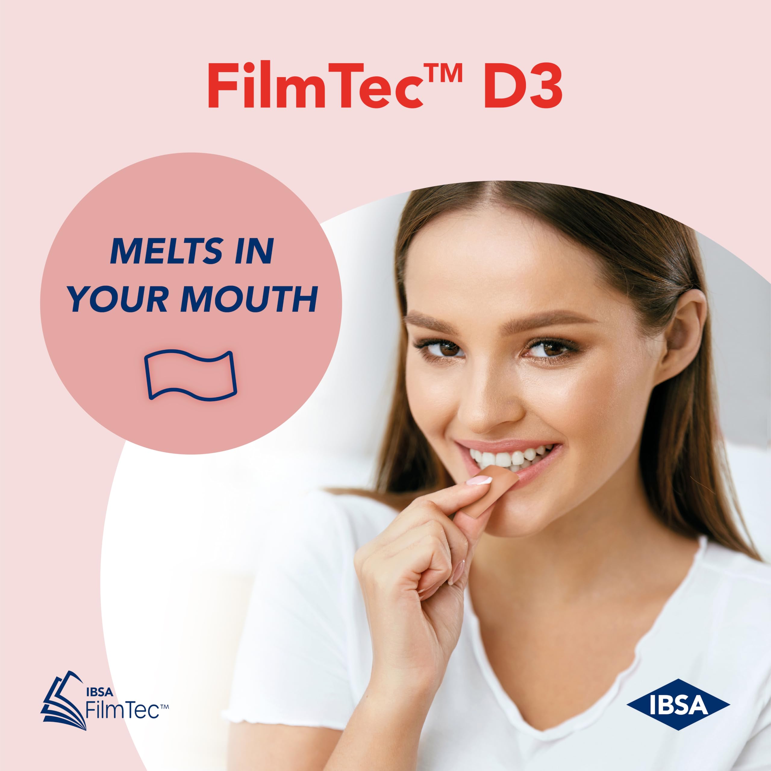 Ibsa FilmTec D3 orange flavor dissolving films