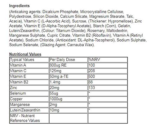 Two packs of ICaps Extra Lutein Tablets 30s with tablets visible