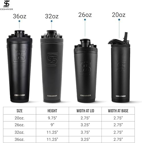 Ice Shaker 20oz white in cup holder demonstrates easy transport