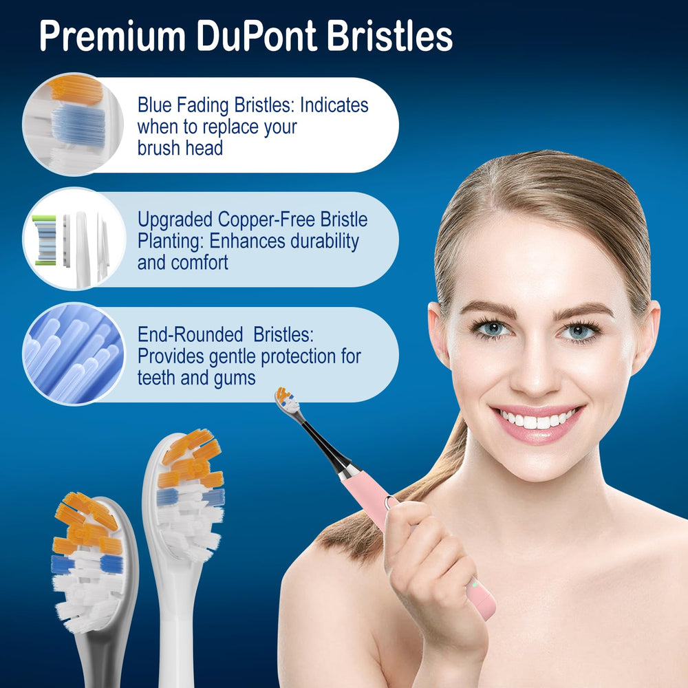3D rounded bristle tips with silicone protection on Iemegumi heads
