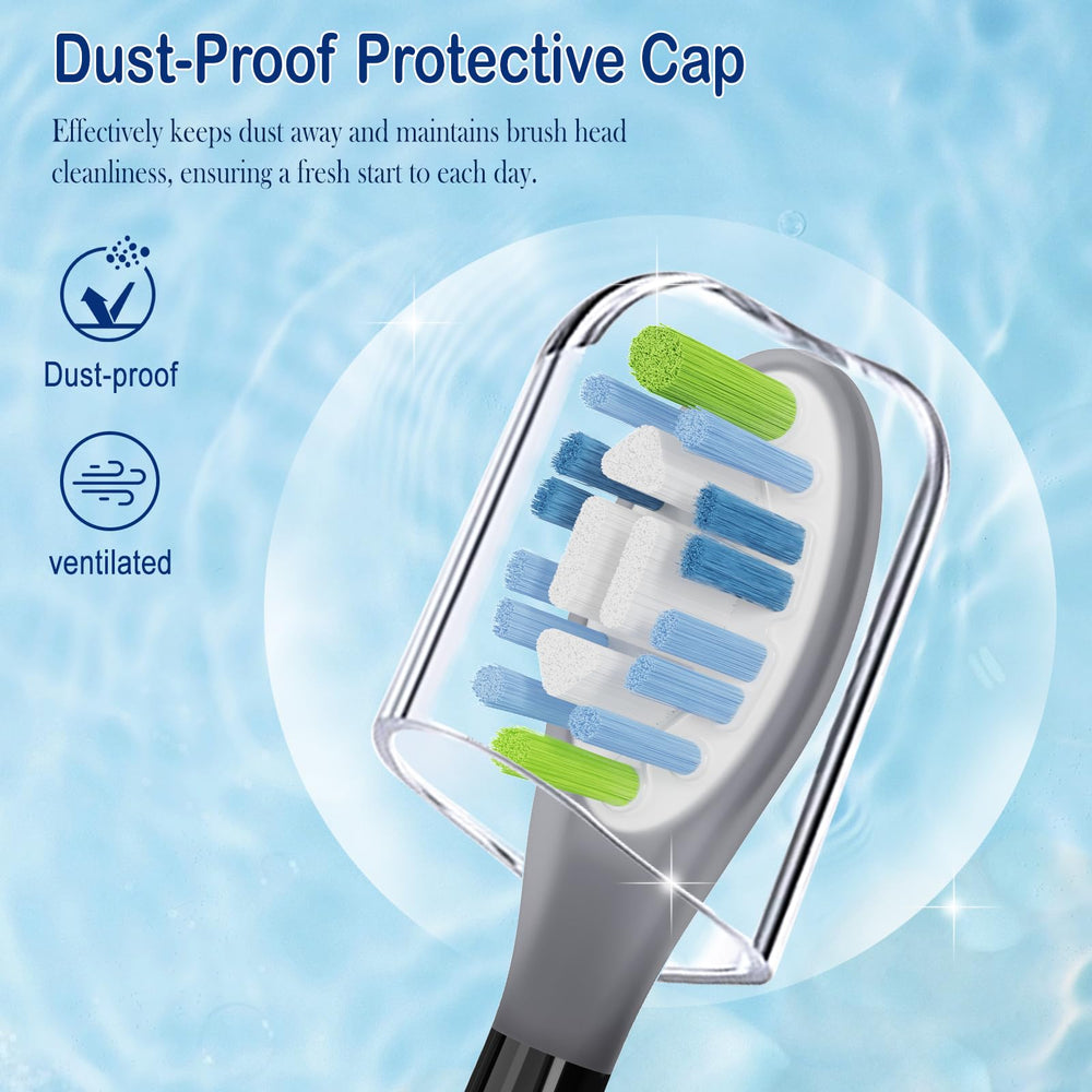 Silicone protection with fade-indicator bristles