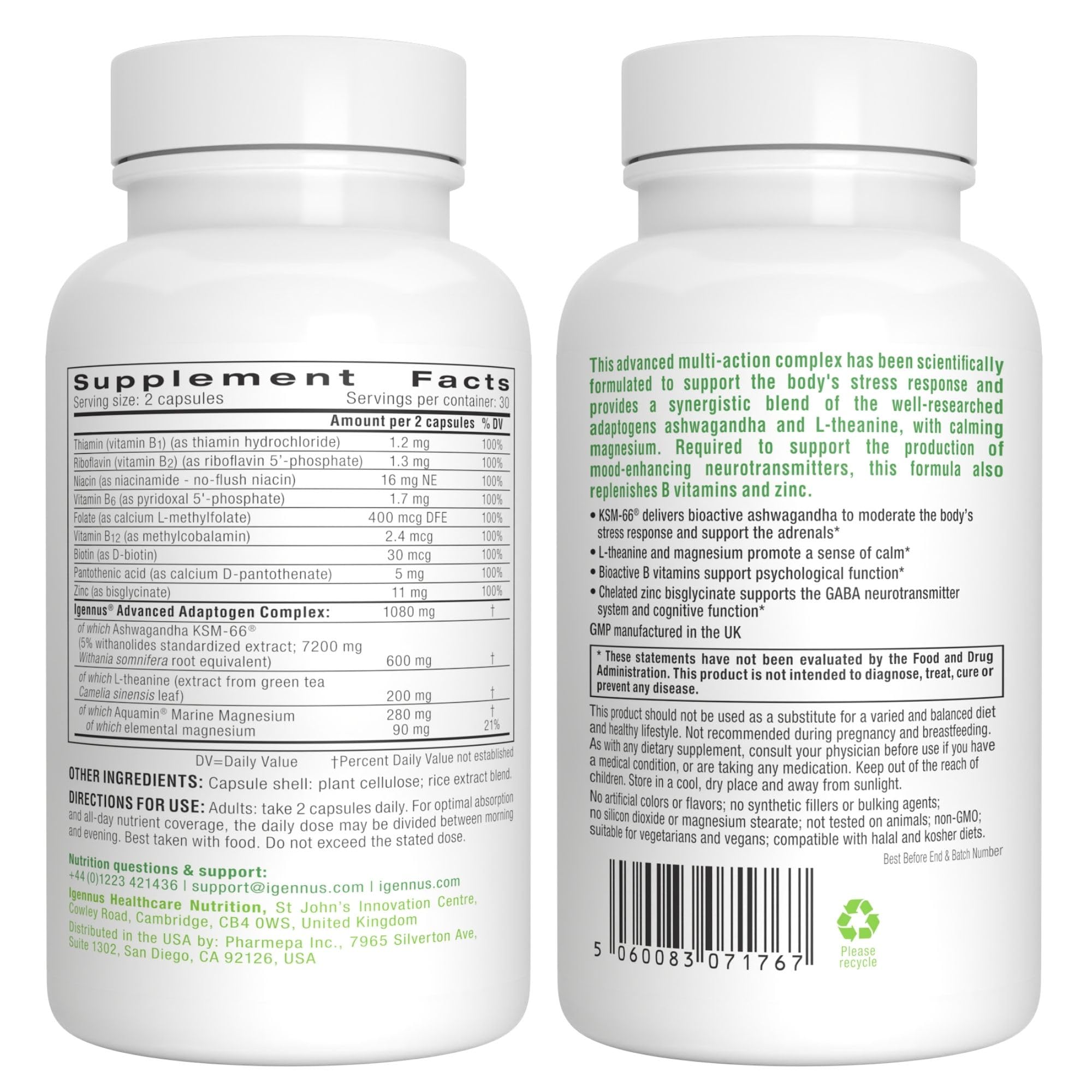 Usage guidance and dosage information on leaflet
