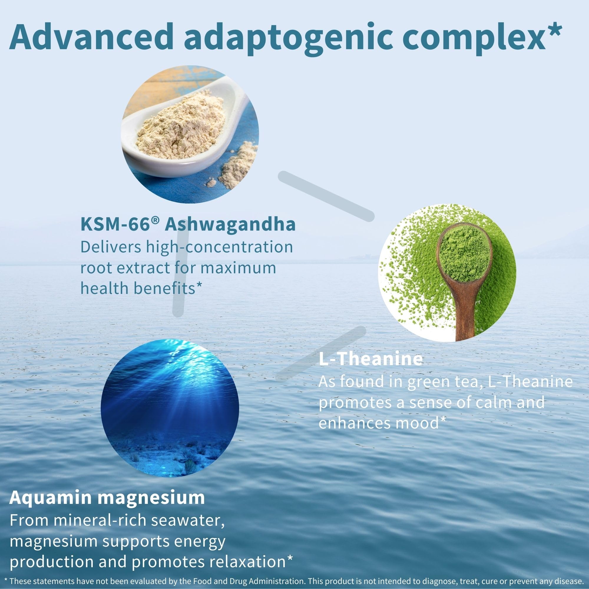 L-Theanine from green tea and magnesium components