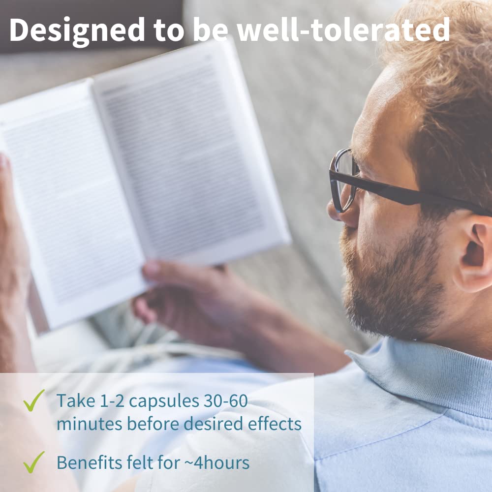 Igennus Focus tablet-time scene suggests take 30-60 minutes before tasks