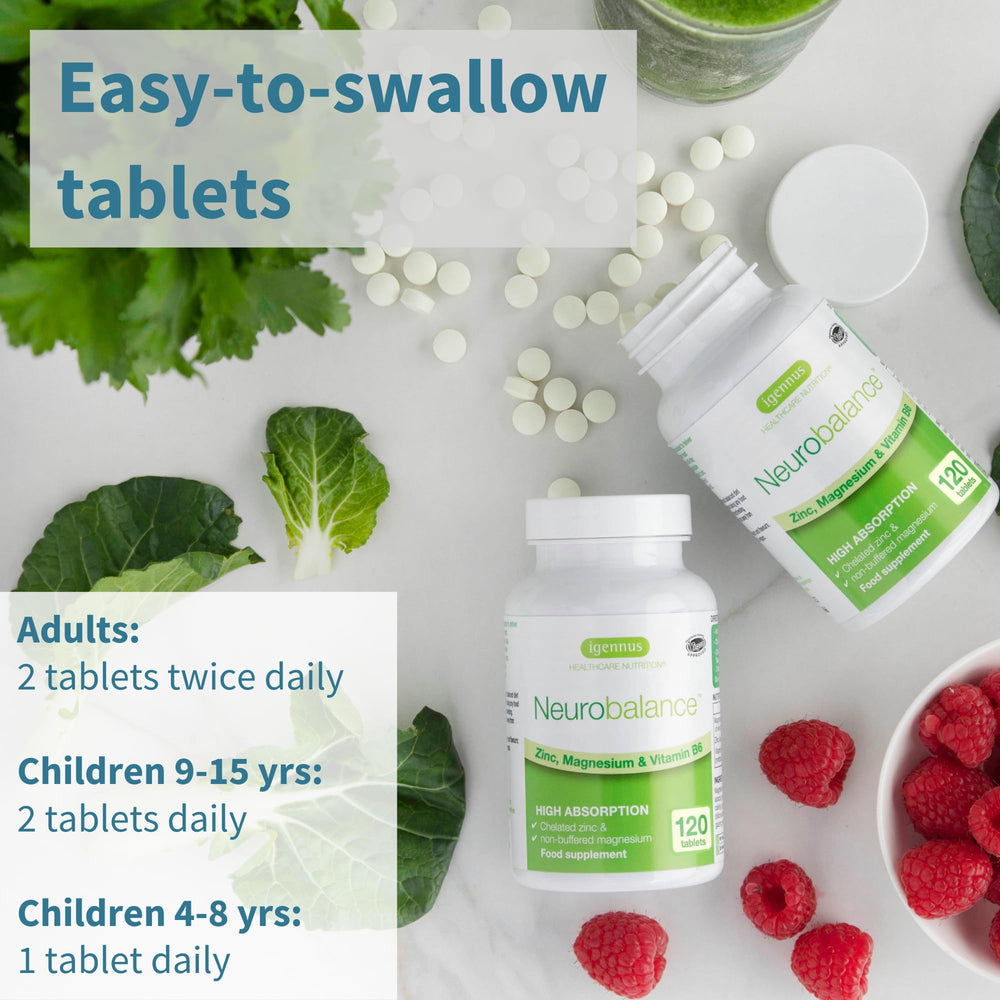 Visual emphasizing cognitive support, focus and muscle recovery