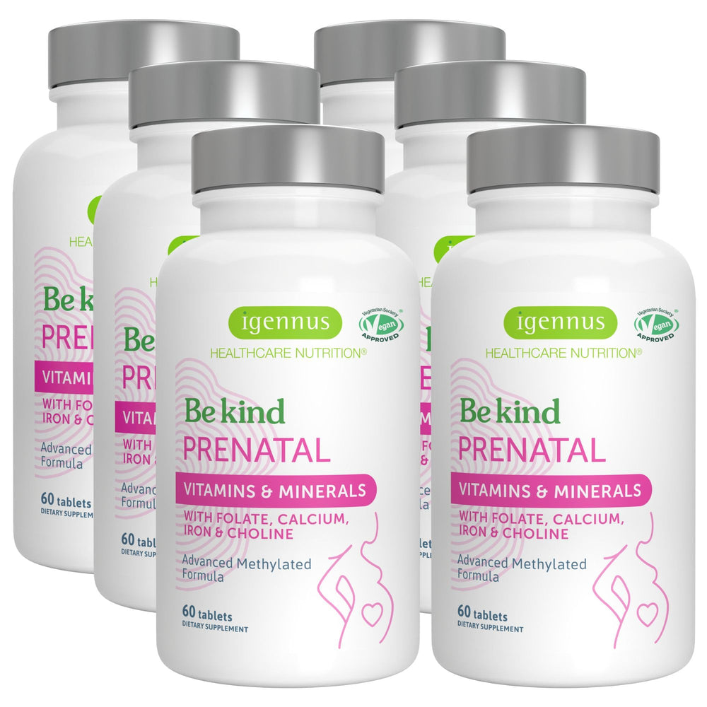 Igennus Prenatal Multivitamin bottle label