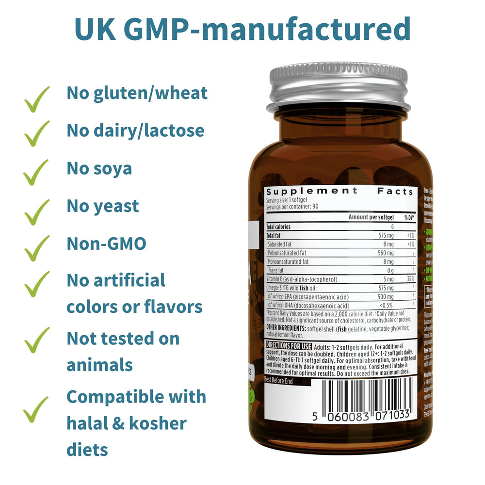 Sustainable wild Pacific anchovies used for omega-3