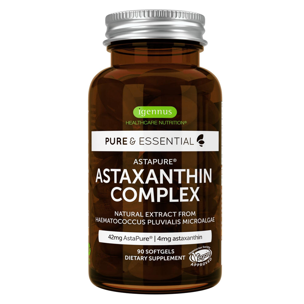 Igennus vegan astaxanthin 4mg complex hero image