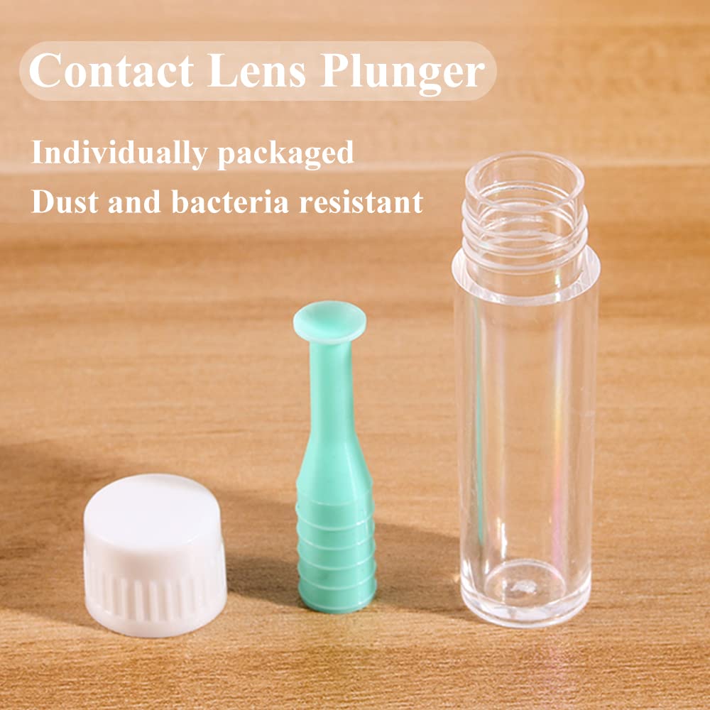 Close-up of white RGP lens remover with small size