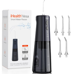 Front view of iHealth VESA Gentle Smart Water Flosser