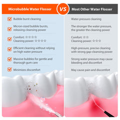 Close-up of microbubble technology for deep cleaning