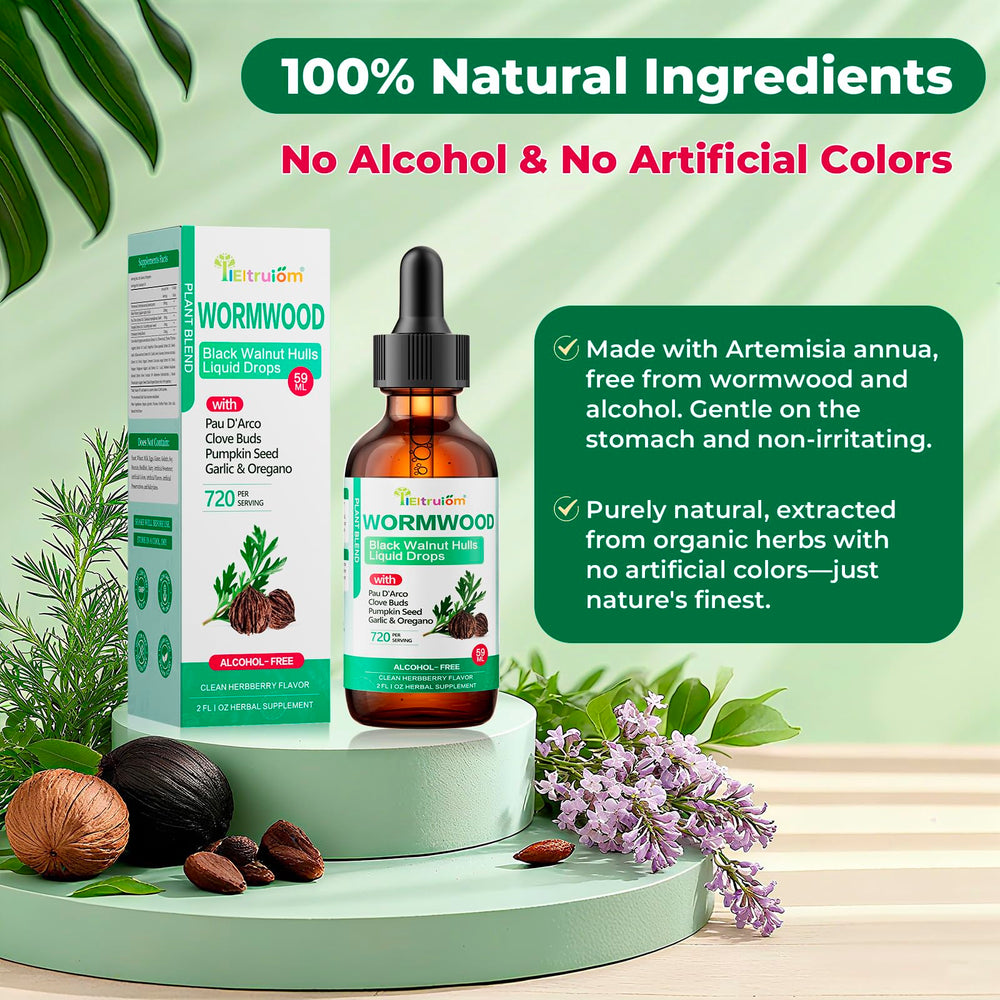 Dropper dispensing amber tincture from the bottle