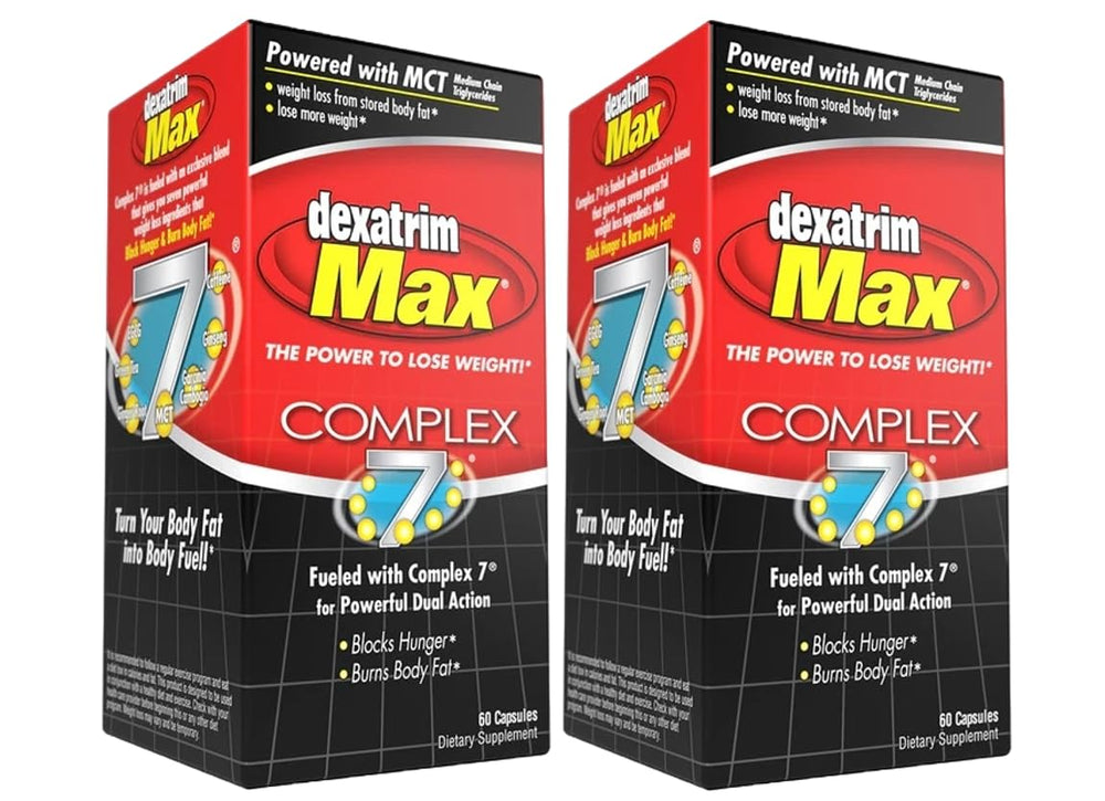 Front view of ILIOS Dexatrim Max Complex-7 bottle