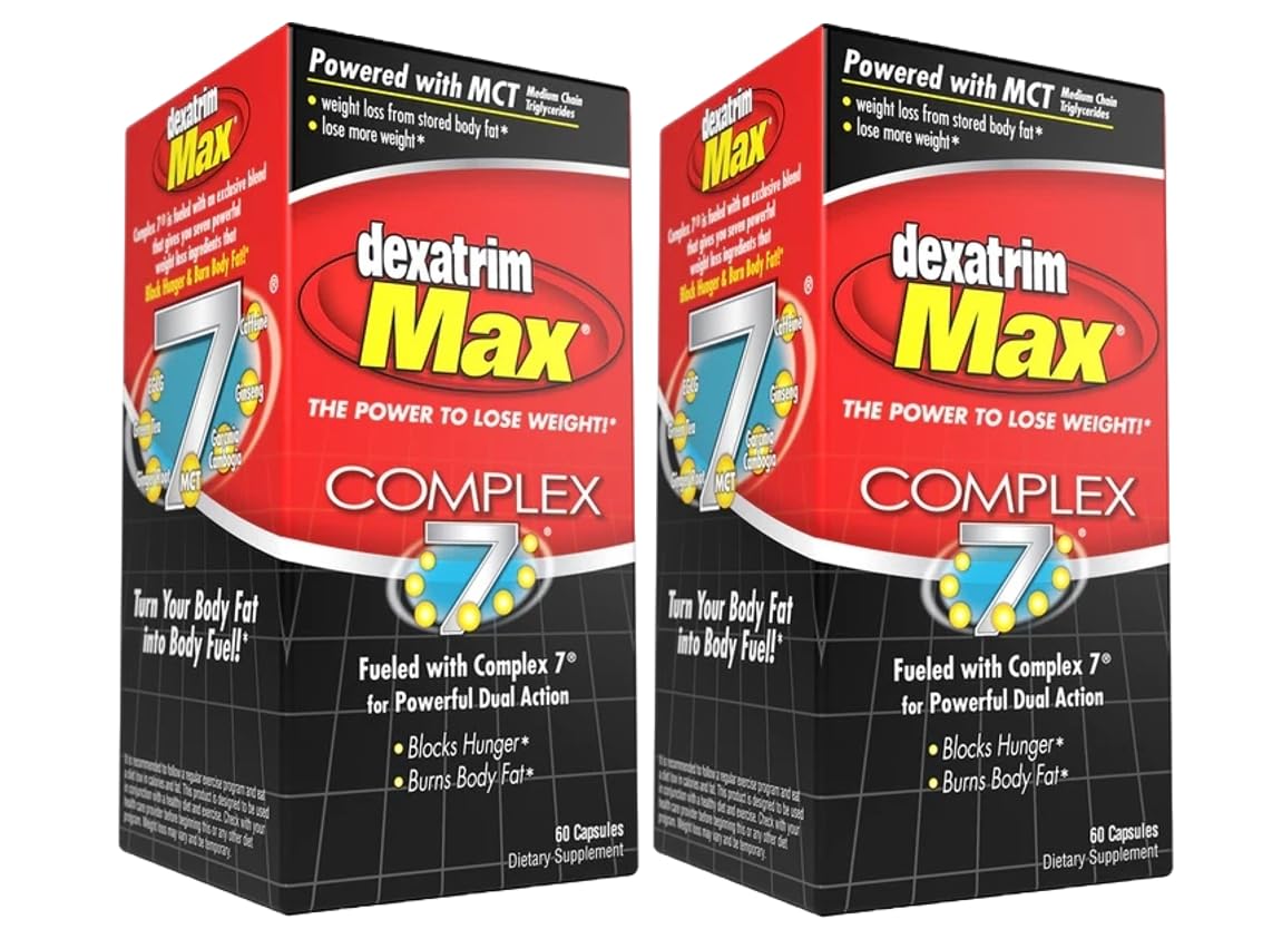 Front view of ILIOS Dexatrim Max Complex-7 bottle