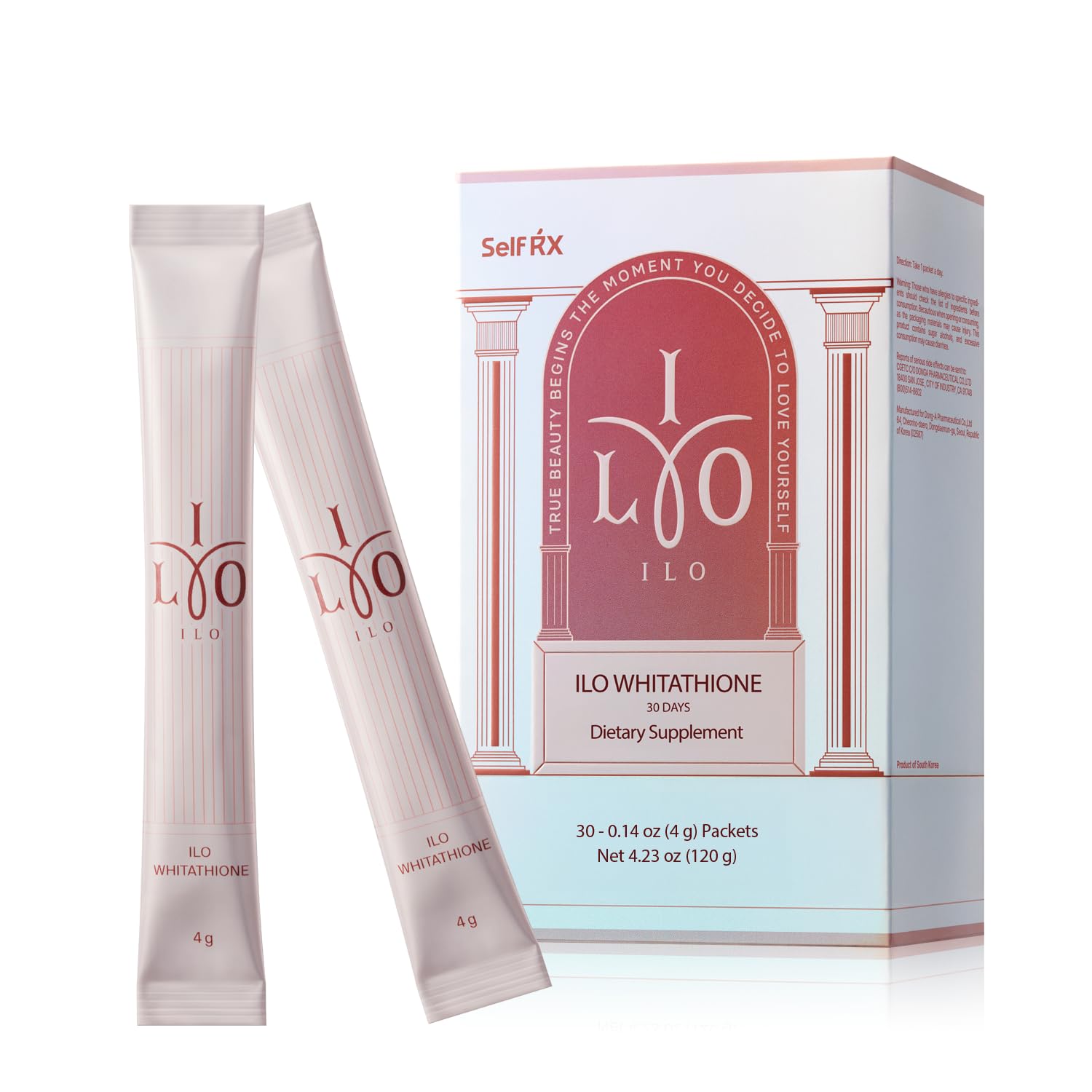 ILO Whitathione packaging – front view