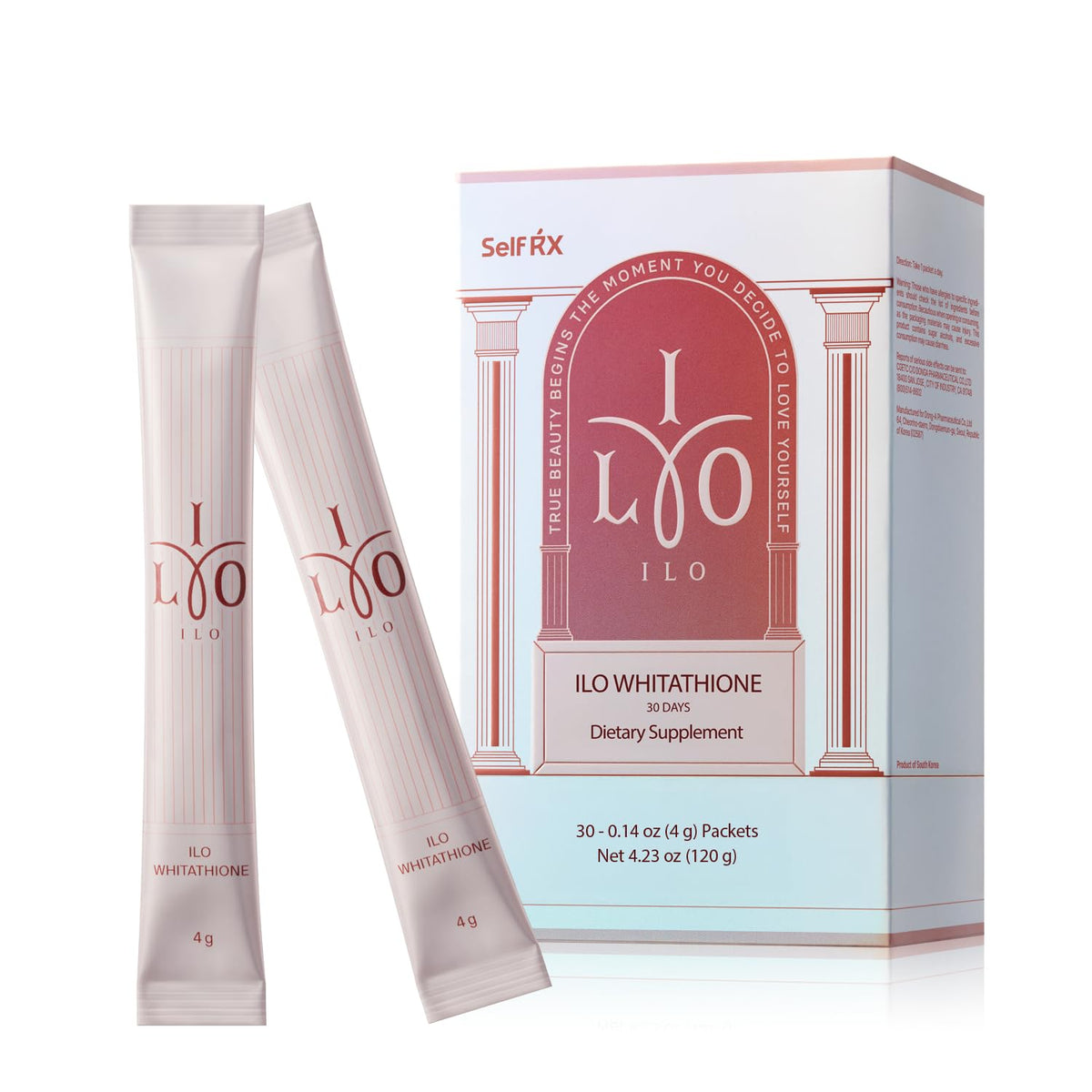 ILO Whitathione packaging – front view