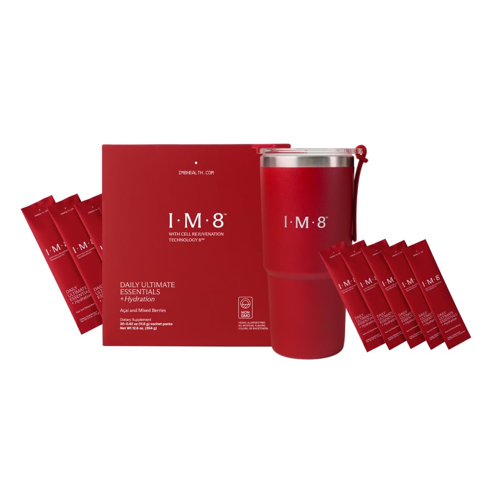 IM8 Daily Ultimate Essentials 30 servings with included tumbler