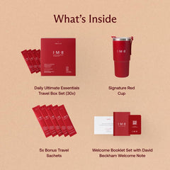 CoQ10, probiotics and vitamins in IM8 Daily Ultimate Essentials