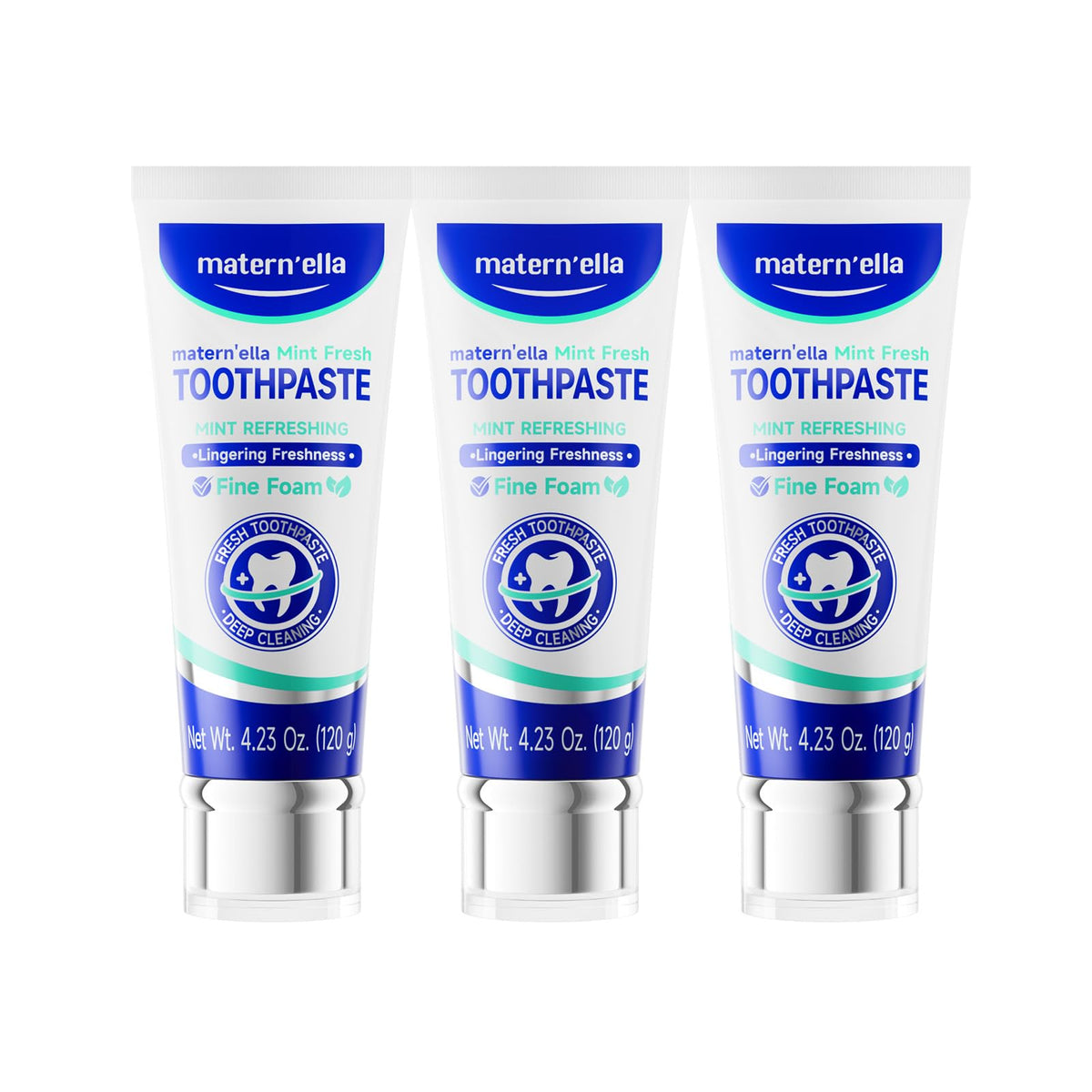 Matern'ella Toothpaste - Removes Tea, Coffee & Wine Stains | 3 pcs