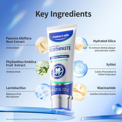 Matern'ella Toothpaste - Removes Tea, Coffee & Wine Stains | 3 pcs