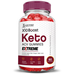 Justified Laboratories Boost Keto ACV Gummies — Vegan, Non-GMO, 1000mg ACV per Serving (5-Pack)