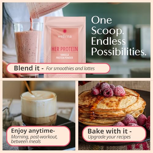 Wellena Her Protein | 23g Clean Dairy-Free Protein for Women in Midlife | 5-Ingredient Formula