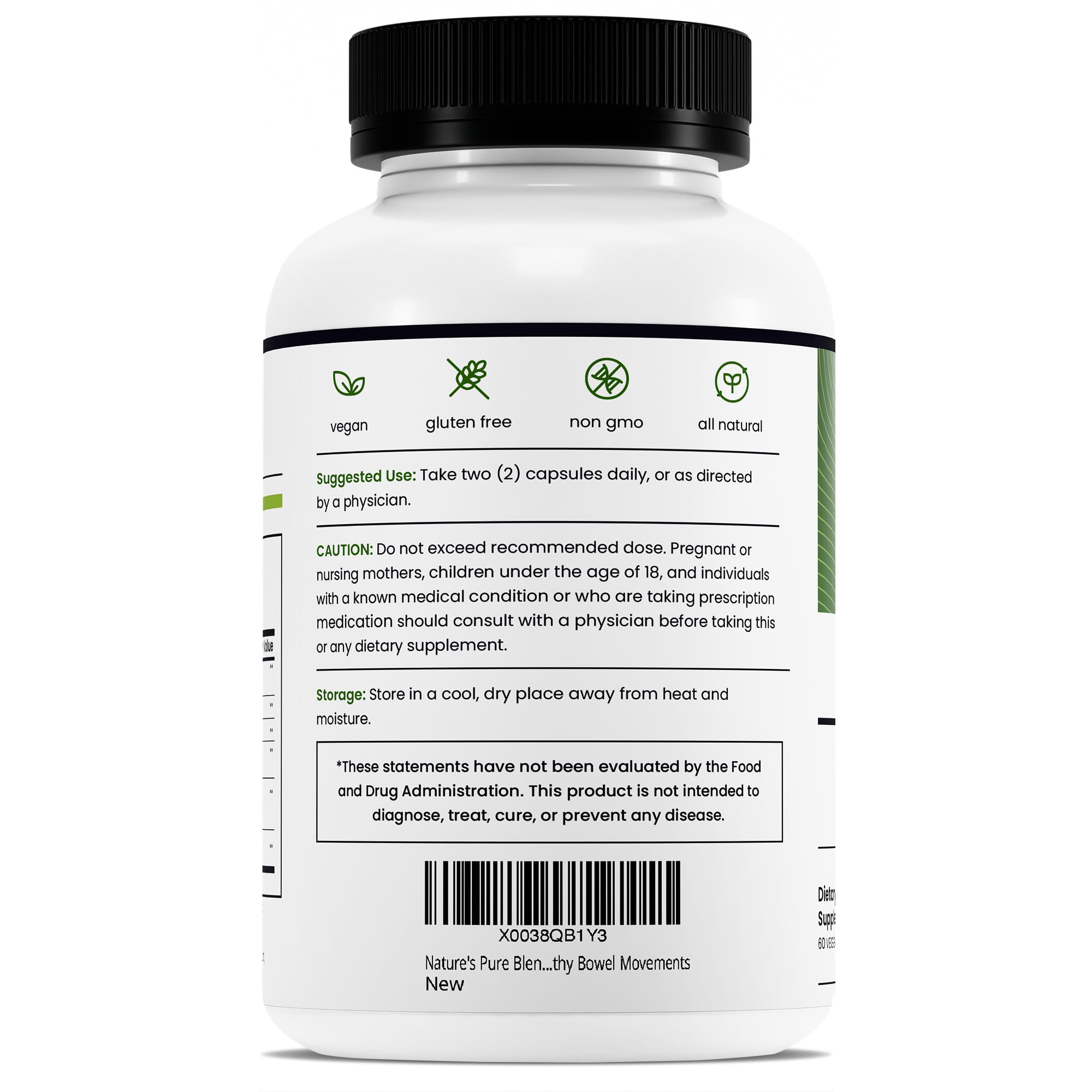 Nature's Pure Blend Active Detox Cleanse – Organic Turmeric, Apple Cider Vinegar, Green Tea & Milk Thistle