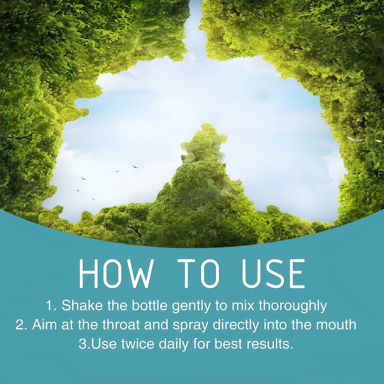 Linpel 2 PCS Cleansing Spray – Breath Easy Herbal Lung Cleanse with Mullein Leaf