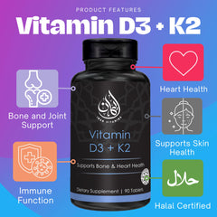 Cherry-flavored chewable vitamin D3 with K2 tablet close-up