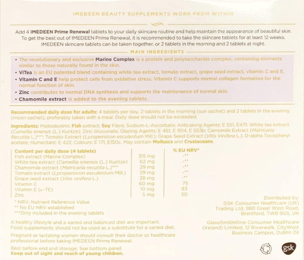 Imedeen Prime Renewal product packaging