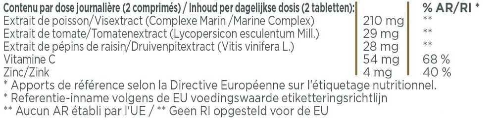 Imedeen Time Perfection tablets close-up suggesting daily dermal nourishment.