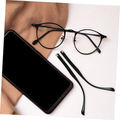 Brown eyeglass temple replacement arm pair for universal fit