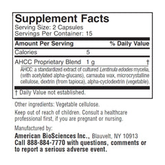 ImmPower AHCC 500 mg capsule close-up