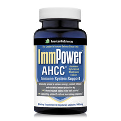 ImmPower AHCC 500mg bottle for immune support