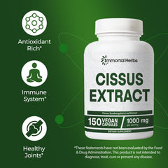 Product packaging for Immortal Herbs Cissus Quadrangularis