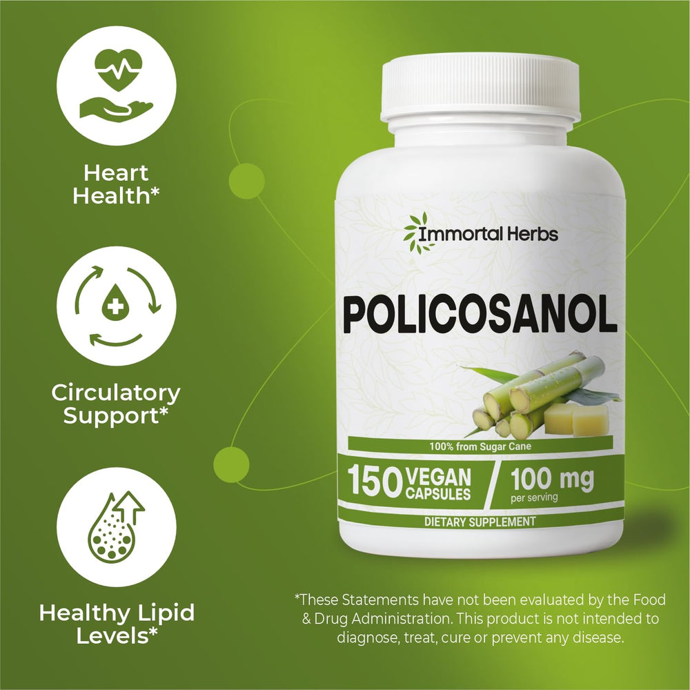 Policosanol capsules packaging box image