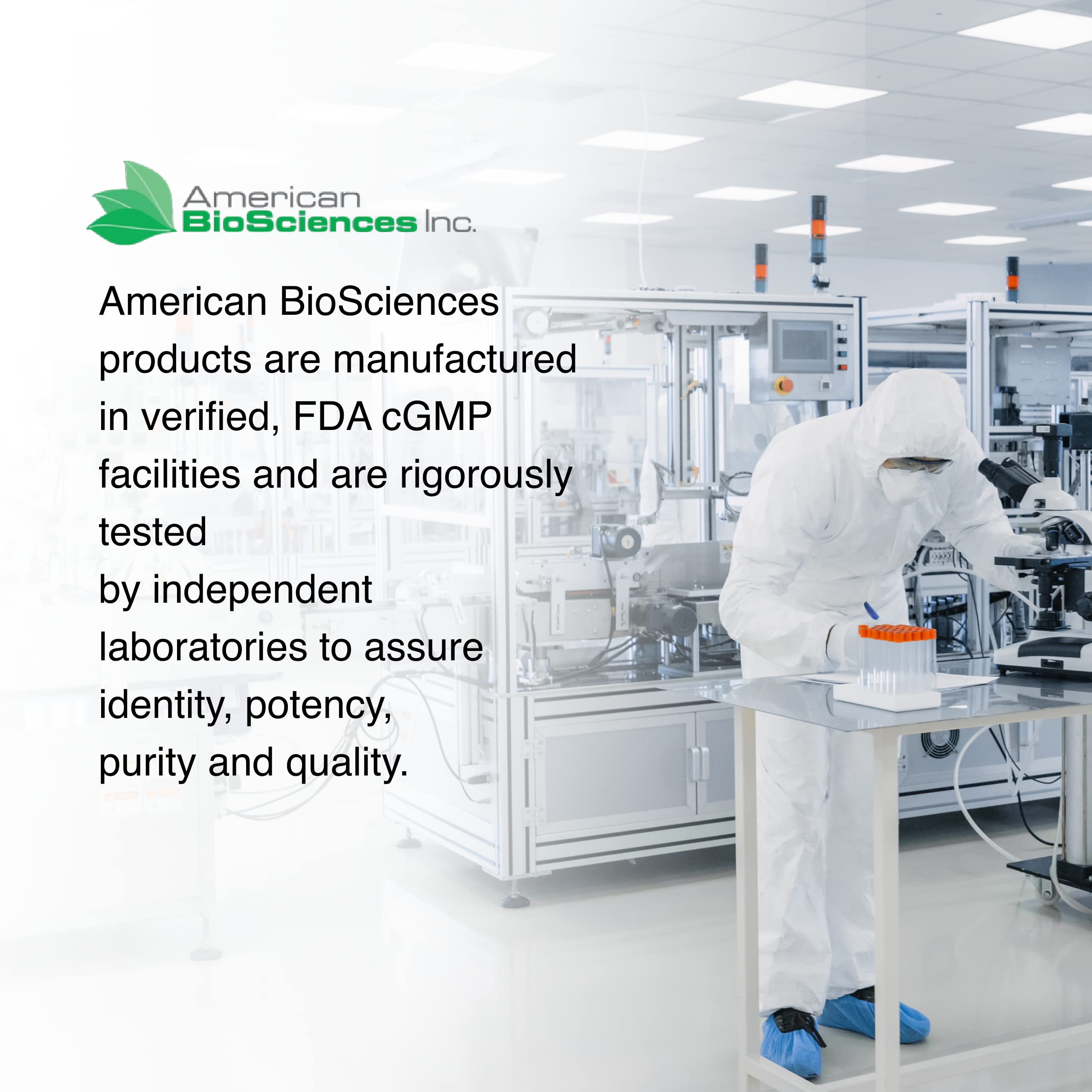American BioSciences ImmPower Plus branding and packaging on white background