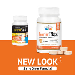 Close-up of Citrus flavored chewable tablets