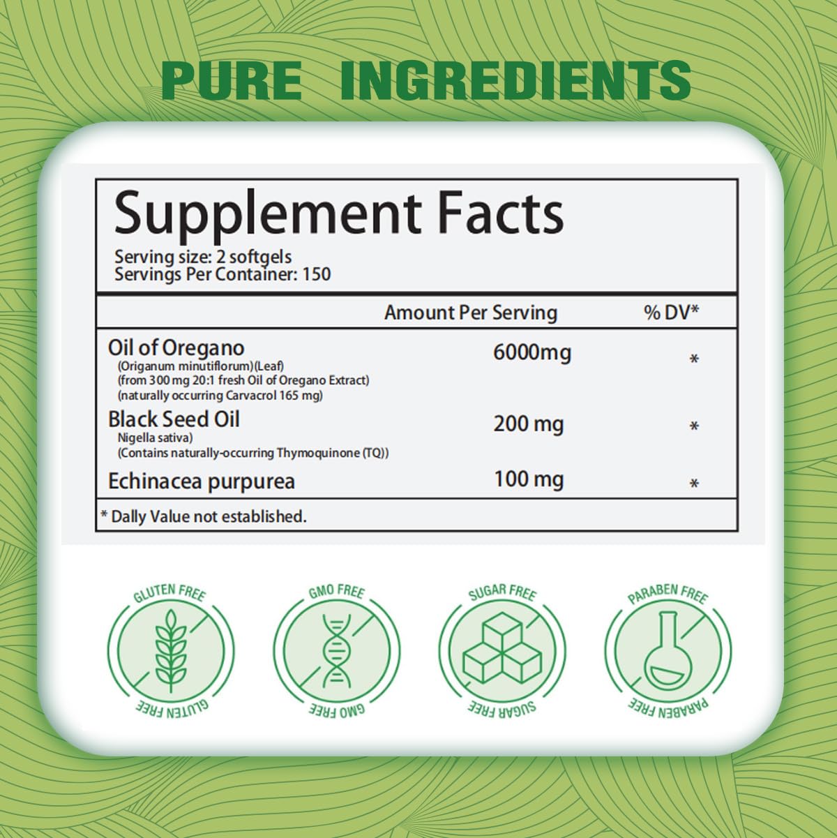 Immune support softgels for immune health