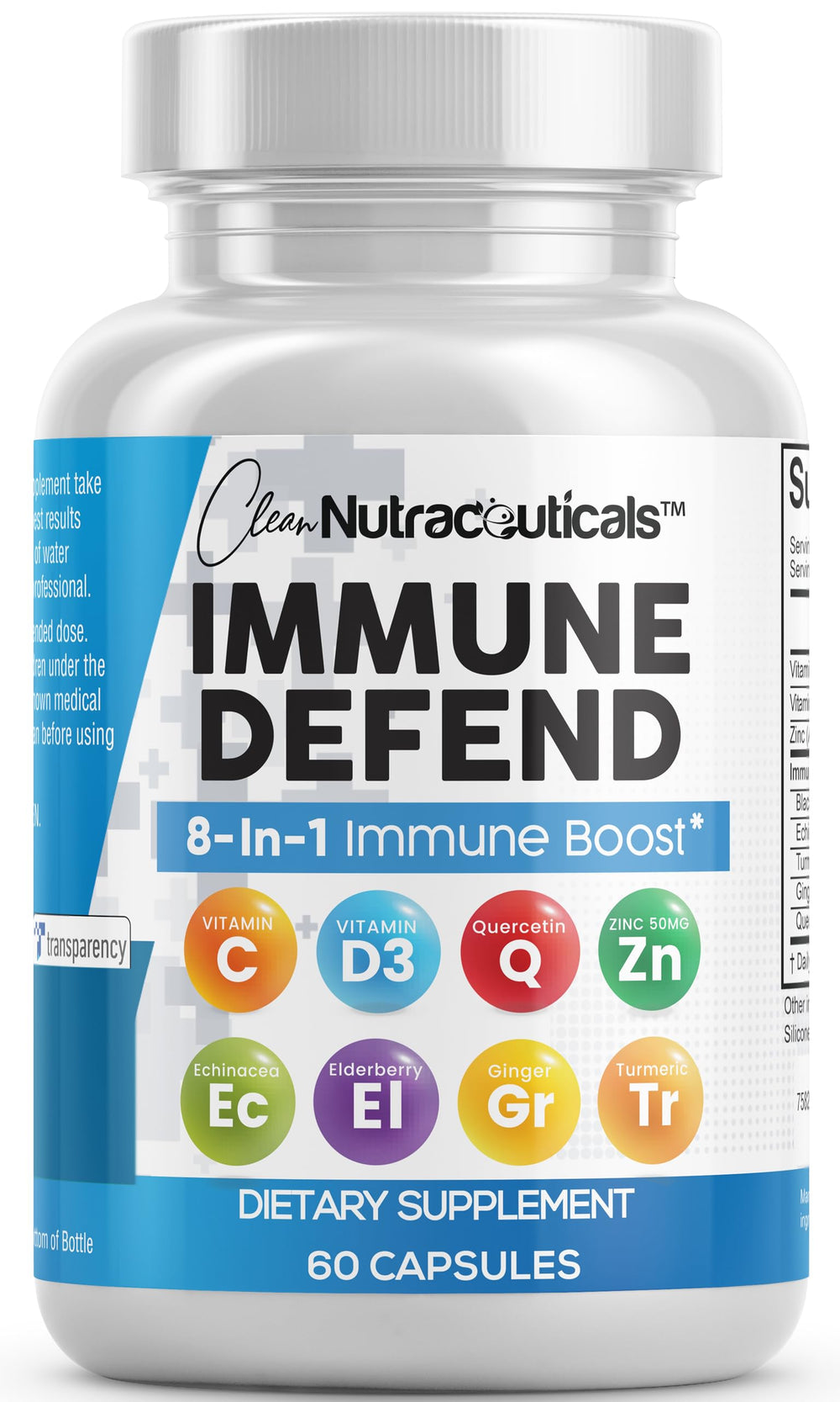 Immune Defense bottle by Clean Nutraceuticals