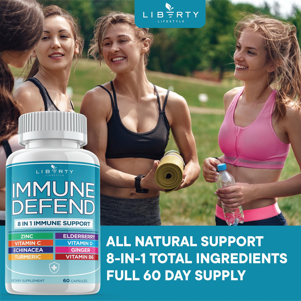 All-in-one immune support capsules ready to take