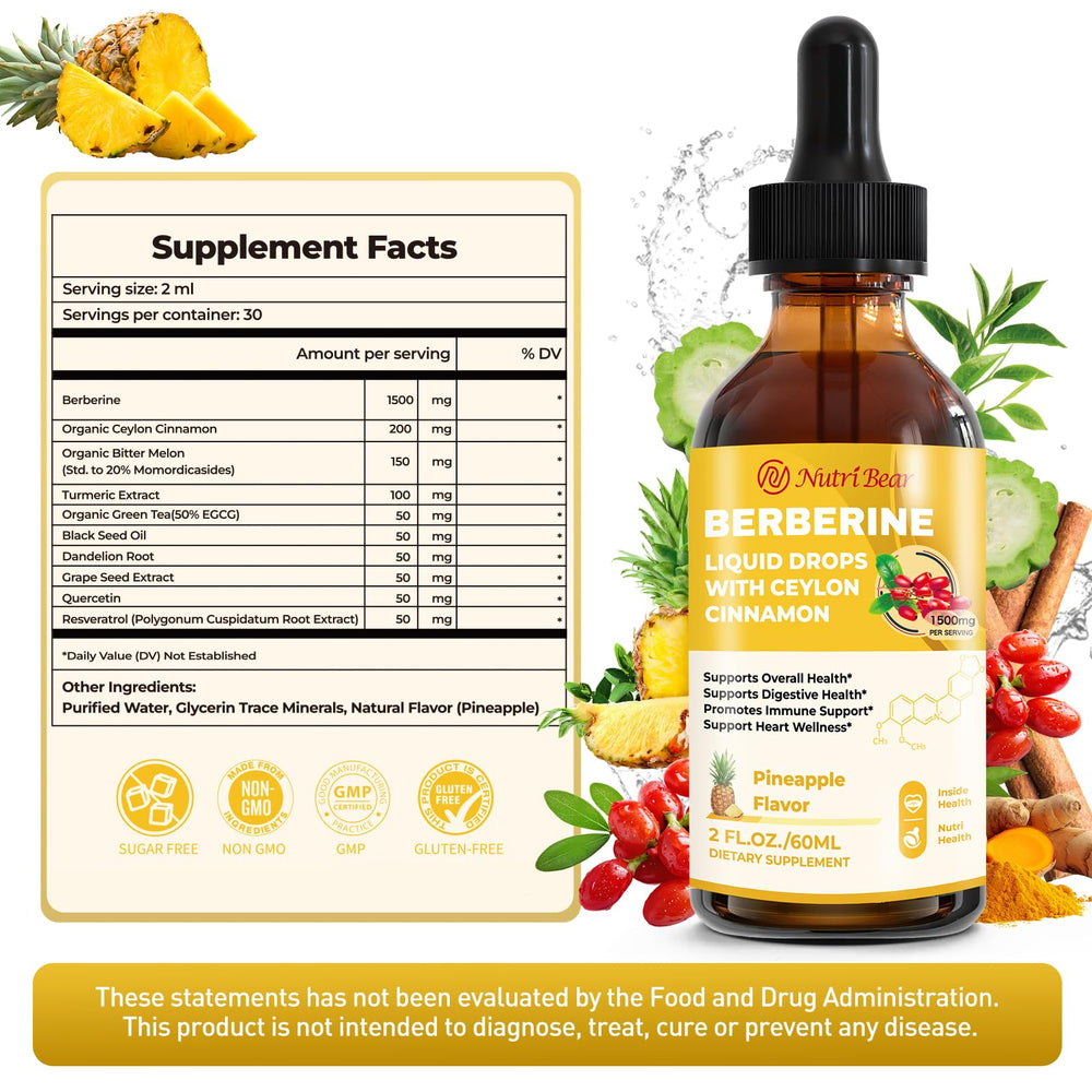 Graphic highlighting immune support and digestive health benefits