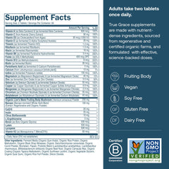 Graphic highlighting immune, energy, longevity and memory support