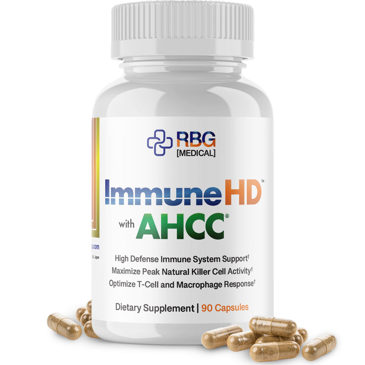 Immune-HD bottle front view with label