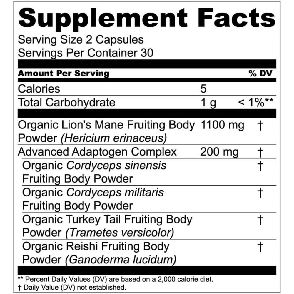 Daily immune health support with a multi-mushroom blend