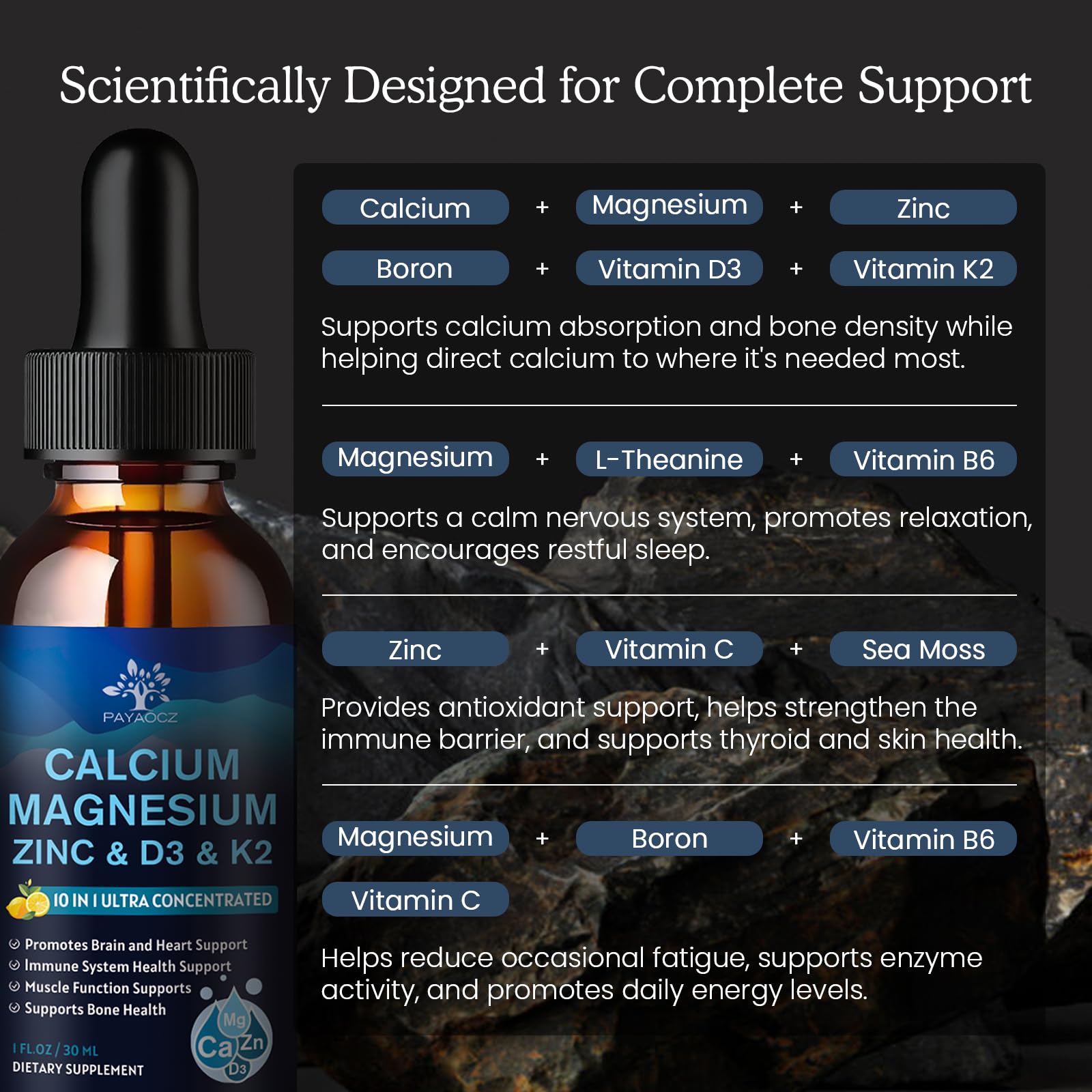 Graphic banner representing immune support