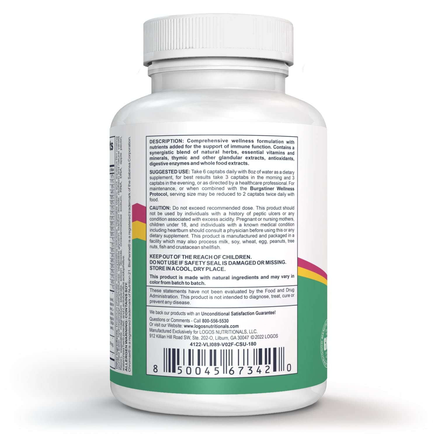 Proprietary immune support blend including amino acids, herbs and enzymes