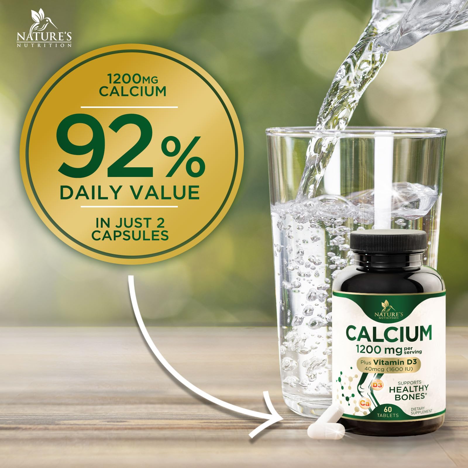 Immune and muscle support with Calcium D3