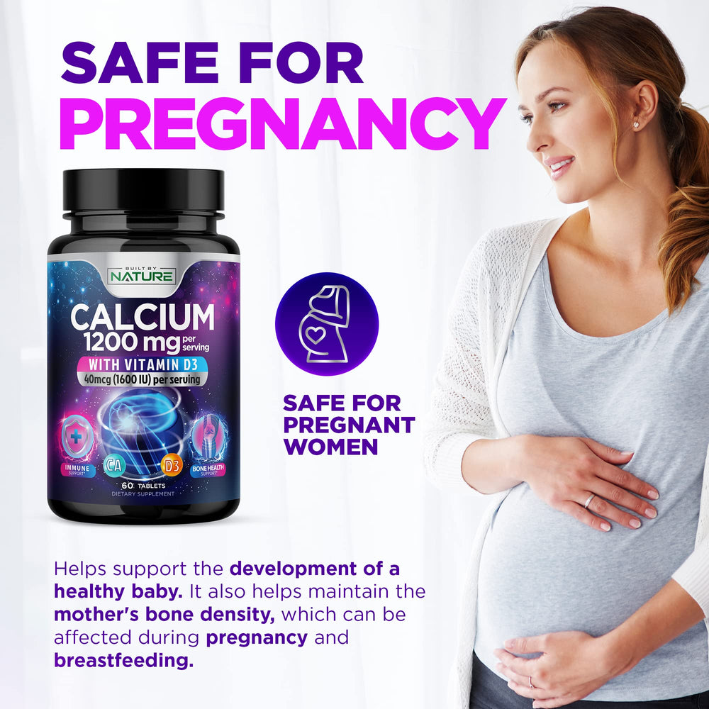 Calcium with vitamin D3 aiding immune support