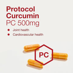 60 vegetarian capsules for immune support with Curcumin PC